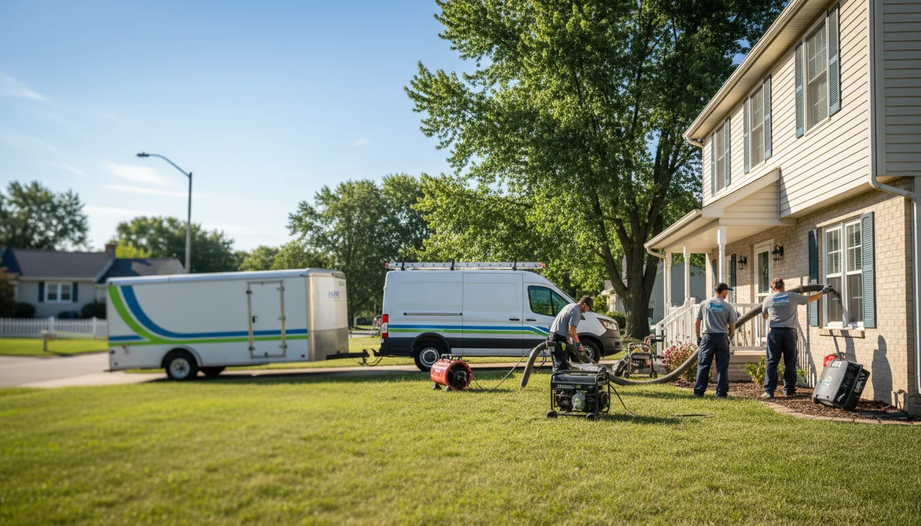 Flooded Basement Restoration And Cleanup With Repair in Chester, IA near me